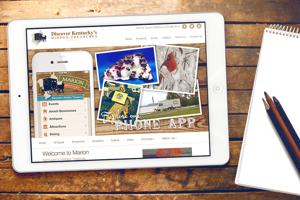 Marion Tourism Website Design